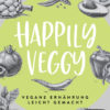 Premade Buchcover für vegetarisch oder veganes Kochbuch mit grünem Kreis